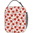 thumbnail image 3 of Strawberry Lunch Bag, Reusable Insulated Lunch Box Gift Meal Tote for Women Men Cooler Bag, Durability of Lunch Tote for Work School Picnic, 3 of 10