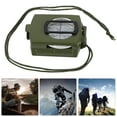 thumbnail image 3 of Sonew Boussole de Survie Boussole de Navigation Imperméable de Style Américain pour le Camping en Plein Air Randonnée Militaire Vert, Boussole Étanche, 3 of 8
