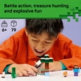 thumbnail image 4 of LEGO Minecraft Steve’s Taiga Adventure Building Toy for Boys & Girls - Video Game Playset & Toy Figures for Kids, Ages 6 + - W/2 Minifigures & 2 Pretend Play Animals - Gift Idea for Birthdays - 21583, 4 of 8