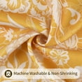 thumbnail image 5 of Table Cloth Rectangle Table, Yellow Floral Tablecloth Rectangular, Waterproof Spring Summer Outdoor Tablecloth Heavy Duty for Dining Buffet Wedding Camping, 60x84, 5 of 6