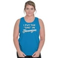 thumbnail image 3 of I Put She In Shenanigans St Patricks Tank Top Tee Shirt Women Brisco Brands 3X, 3 of 5