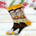 thumbnail image 2 of Mens Socks Performance Cotton Pad Sports Leisure Christmas Pattern For Men Sock, 2 of 3
