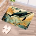 thumbnail image 5 of Whale Non-Slip Polyester Floor Carpet Door Rugs Outdoor Carpet, Machine Washable, 5 of 6