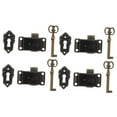 thumbnail image 4 of Raindrops 4 pcs Cabinet Door Locks Antique Locks Furniture Decorative Locks, 4 of 8