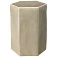thumbnail image 3 of Jamie Young Co Porto Large Transitional Ceramic Side Table in Gray, 3 of 4