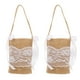 thumbnail image 1 of 2 cajas de dulces con flores, cestas de lino para bodas, hermosas bolsas para guardar dulces., 1 of 5