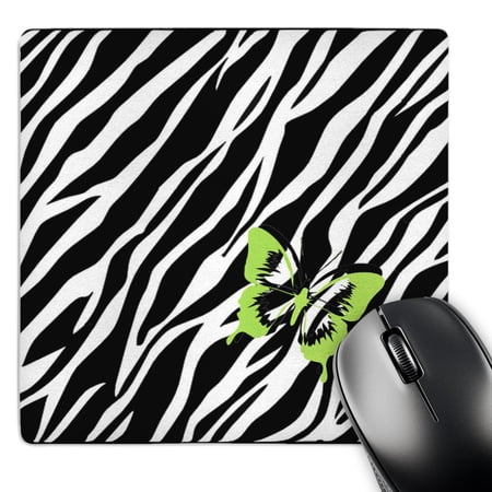 3dRose  Trendy Zebra With Lime Green Butterfly  MousePad price history on PriceWatchPro