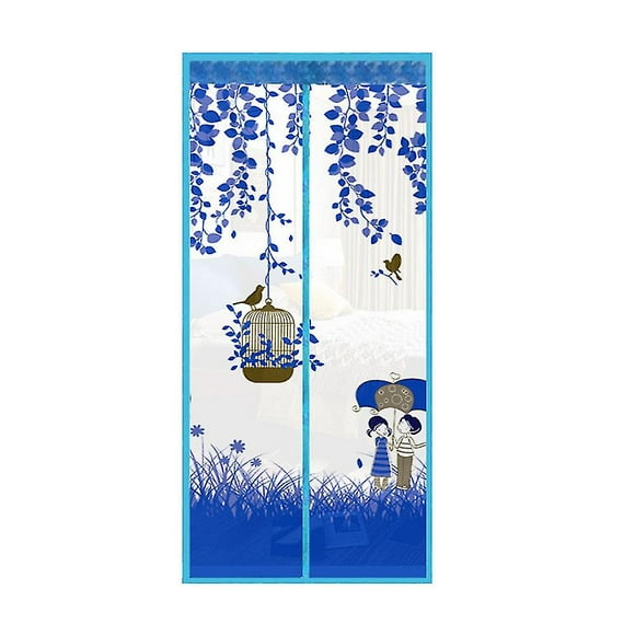 Sijiali Bird Cage Umbrella Summer Magnet Door Fly Screen Anti Mosquito Mesh Net Curtain