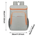 thumbnail image 2 of Insulated Backpack Cooler Bag Cloth Leakproof Lightweight Collapsible Insulation Technology Ergonomic Adjustable Shoulder Straps for Camping Picnic Beach Fishing Sports Travel, 2 of 3