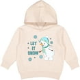 thumbnail image 2 of Inktastic Let It Snow Snowman Toddler Hoodie, 2 of 4