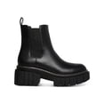thumbnail image 2 of Madden Girl Womens Pheobe Leather Lug Sole Chelsea Boots, 2 of 3