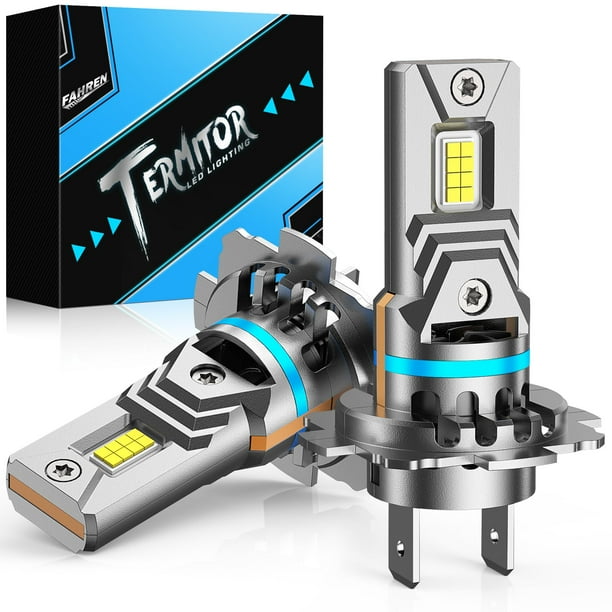 Faros antiniebla FAHREN H7, 6500 K, 36000 LM, 120 W, 12 V, paquete de 2