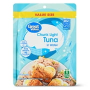 Great Value Premium Wild Caught Chunk Light Tuna, 6.4 oz