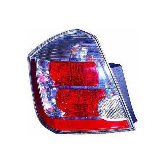 Left Driver Side Tail Light Assembly - Compatible with 2007 - 2009 Nissan Sentra 2008
