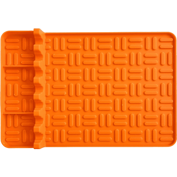 Oven Tool Mat Dust-proof Cleaning Mat Barbecue Plate Silicone Protective Mat Oven Side Rack Silicone Mat