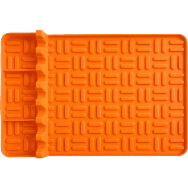 Estera de herramientas para horno, estera de limpieza a prueba de polvo, placa de barbacoa, estera protectora de silicona, estante lateral para horno, estera de silicona