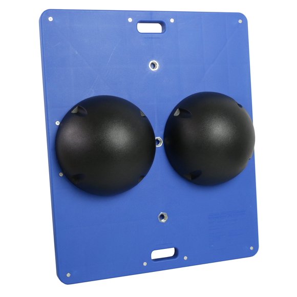 Tabla de equilibrio CanDo 38 x 46 cm, 8 cm de altura, color negro