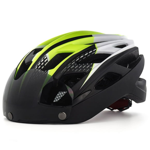 Greeniant Casco de bicicleta portátil para hombres adultos Manténgase seguro en aventuras de ciclismo Casco de bicicleta de montaña ajustable Ciclismo fluoresceína Tamaño libre