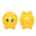 thumbnail image 4 of ANGGREK Transparent Plastic Money Saving Box, Cartoon Pig Shaped Saving Box Drop Resistance For Office For Bedroom For Living Room, 4 of 8