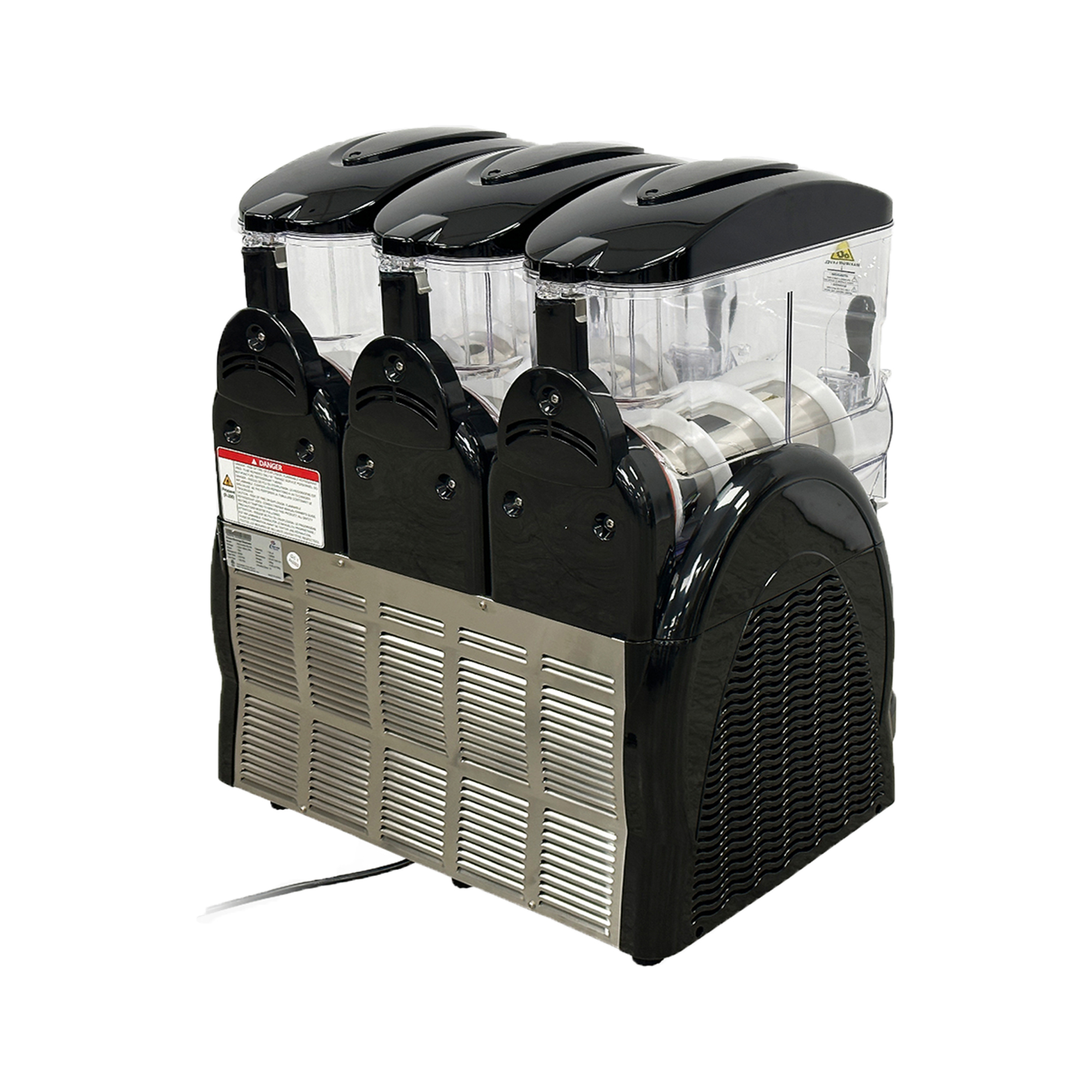 Commercial Slushy Machine, 12Lx3 Tank Slushie Machine, 1200W Frozen Drink Maker, Margarita Making Machine 26''x20.2''x31.8''
