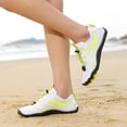 thumbnail image 4 of Zapatos Acuáticos Sin Cordones JShteea Playa Secado Rápido Blanco 38, 4 of 9