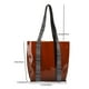 thumbnail image 5 of Bolso de hombro transparente para mujer Bolso de compras de PVC impermeable Bolso informal de playa (marrón), 5 of 9