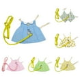 thumbnail image 3 of Rabbit Vest Harness and Leash Set Pet Bunny Fairy Dress Clothes Accessories for Guinea Pig Ferret Piggy Kitten, 3 of 6