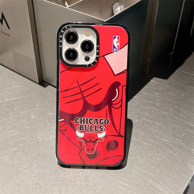 Funda Retro N B A Team CASETiFY Para IPhone 11 12 13 14 Pro Max Prueba De Golpes 13 12