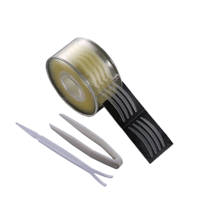 Vogacara 1 rollo de cinta delgada para párpados, pegatina de horquilla auxiliar de buena viscosidad, herramienta de elevación de pestañas, tiras de Pinceles de maquillaje y herramientas tipo 5 Vogacara CE012329-05