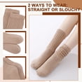 thumbnail image 4 of Bocaoying 6 Pack Slouch Socks for Women, Soft Cotton Scrunchie Socks for Women 5 to 9.5, 4 of 8