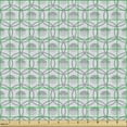 thumbnail image 2 of Ambesonne Geometric Fabric by the Yard Upholstery, Culture Floral, 1 Yard, Grey Grey Beige, 2 of 5