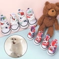 thumbnail image 3 of Pet Dog Boot Denim Canvas Dog Shoes Cat Breathable Casual Shoes Teddy Non-slip Wear Boots For Small Chihuahua Pomeranian Teddy ShopWise Round, 3 of 11