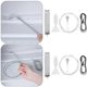 thumbnail image 4 of Kit Reutilizable Cepillo Limpieza para Orificio Drenaje Refrigerador 100cm/150cm 2 Uds. El (150cm), 4 of 5