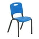 thumbnail image 2 of Paquete de Sillas Lifetime 4 Piezas Apilables Azules, 2 of 3