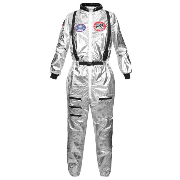 Traje de astronauta para hombre y mujer, uniforme de vuelo, mono espaciador, disfraz de Halloween, talla grande
