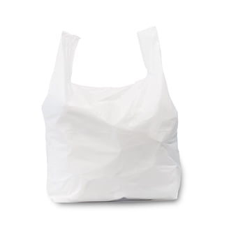 Large 21x6.5x11.5 White Thank You Plastic T-Shirt Shopping Bags (1/6, 100 Bags) By CHOICE