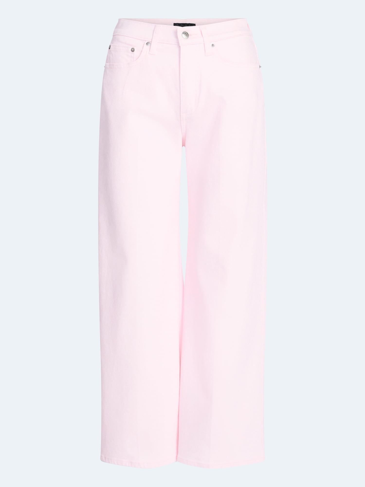 Free Assembly Women's and Women's Plus High Rise Cropped Wide Leg Jeans, Sizes 0-22W
