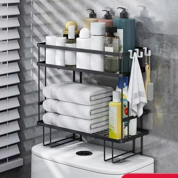 Estante para tanque de inodoro Estante de almacenamiento multifuncional para ducha de baño Estante superior para inodoro