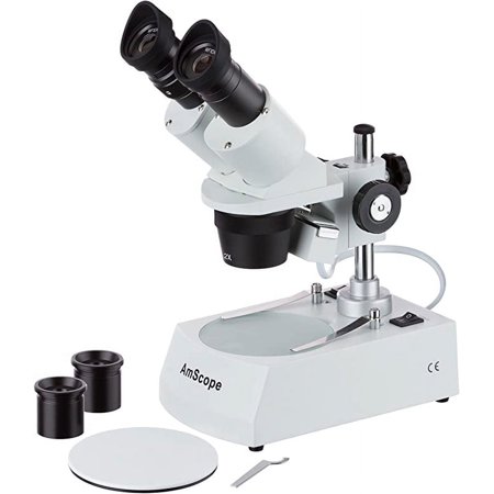 AmScope Student Forward Binocular Stereo Microscope 20X-30X-40X-60X New