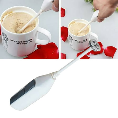 

HYmarket Milk Frothers Multi-purpose Powerful Plastic Handheld Frother Whisk Electric Milk Foamer Maker for Latte