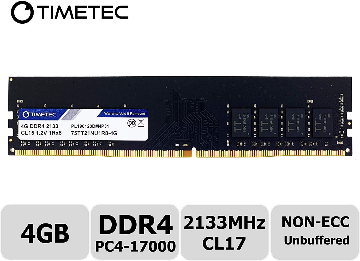 Kit RAM DDR4 16GB (2x8GB) 2133MHz PC4-17000 - Non ECC, Unbuffered, 1.2V, CL15, Per Desktop - Foto 9