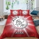 thumbnail image 1 of BARDYS AFC Ajax Football Club Bedding Set Duvet Cover 3D Printing 3-Piece Set Soft Breathable Cotton Quilt Cover Quilt Cover with Zipper, 1 of 5