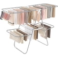 thumbnail image 1 of SONGMICS Tendedero, Plegable de 2 Niveles, Alas Ajustables en Altura, con Clips para Calcetines, 33 Barras para Secar la Ropa, Negro, 1 of 5