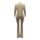 thumbnail image 5 of ICHUANYI Clearance Women's Long Sleeve Color Suit Pants Casual Elegant Business Suit Sets(Khaki, S) ICHUANYI WER2023081404068, 5 of 6