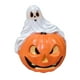 thumbnail image 2 of Figura de fantasma de pareja de Halloween, estatua de resina, decoración de jardín de hadas, linda calabaza de resina, decoración para mesa, de fiesta Chico, 2 of 8