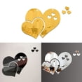 thumbnail image 4 of DIY Acrylic mirror self-adhesive mirror wall sticker Love mirror sticker, 4 of 6