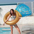 thumbnail image 3 of Diamond Ring & Heart Inflatable Swimming Pool Float Raft, For Engagement Water Party Lounge Beach Toy Photo Props Adults Kids -cdsx, 3 of 4