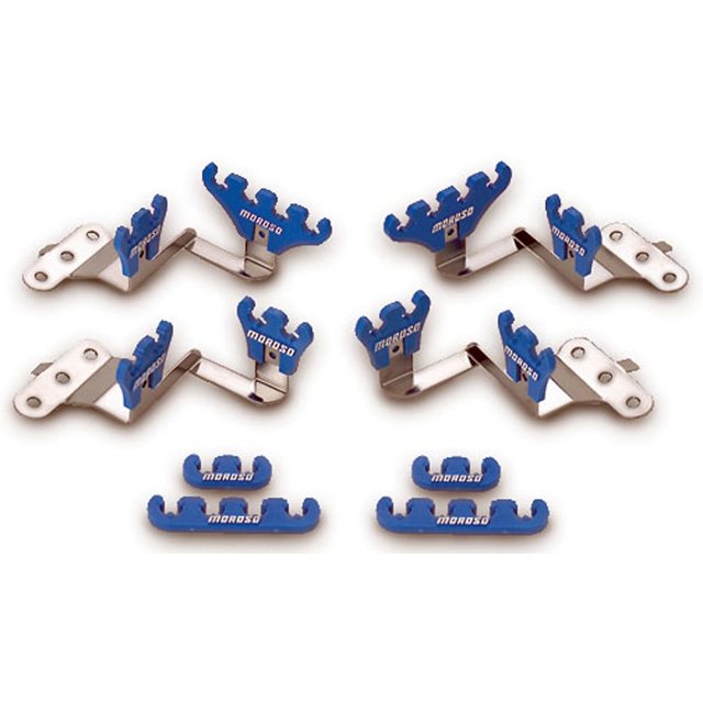 Blue Wire Loom Kit For SBC Center Bolt V/C