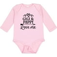 thumbnail image 3 of Inktastic Gigi and Pappy Love Me Girls Long Sleeve Baby Bodysuit, 3 of 5