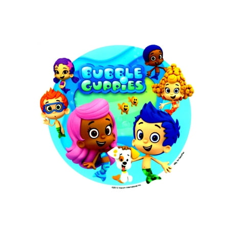 1 4 Sheet Bubble Guppies Molly Birthday Edible Icing Image